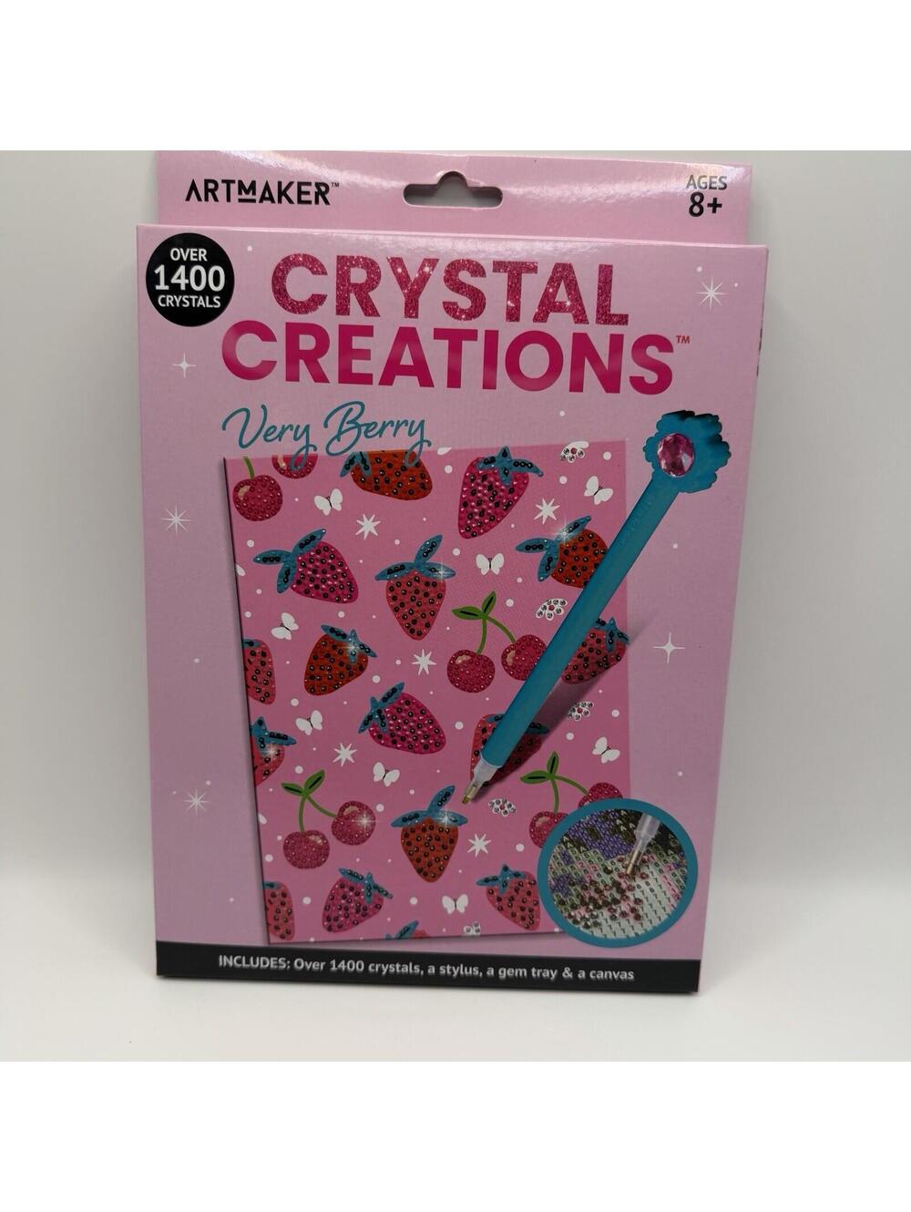 Artmaker Crystal Creations Diamond Art Kit  Gems - Fruit Salad Or Very Berry-NEW